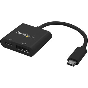 �y���������zStarTech.com USB-C - DisplayPort 1.2�ϊ��A�_�v�^�^USB Power Delivery�Ή��^4K60Hz�^60W�p�X�X���[�[�d�^USB�^�C�vC - DP Alt���[�h�^�f�B�X�v���C�A�_�v�^�^Thunderbolt 3�݊� CDP2DPUCP