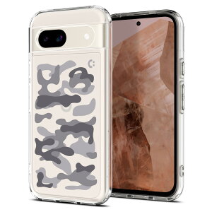 �y���������zSpigen �R���{���[�V���� Pixel 8a �P�[�X �N���A �X�g���b�v�z�[�� �ČRMIL�K�i �E���g���E�n�C�u���b�h ACS07609-XP04101 (�N���X�^���E�N���A/�~���^���[�J���u���b�N)