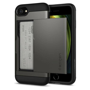 �y���������zSpigen iPhone SE3 SE2 �y��3/2����z �P�[�X �ϏՌ� �蒠�^ �J�[�h ���[ iPhone8/7�p �w��h�~ MIL�K�i�擾 ���h�~ �Ռ��z�� ���C�����X�[�d �X�����E�A�[�}�[ CS 042CS20453 (�K�����^��)