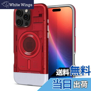 �y���������zSpigen iPhone 16 Pro Max �P�[�X MagSafe�Ή� �}�O�l�b�g���� �ČRMIL�K�i �N���V�b�N�EC1�E�}�O�t�B�b�g ACS08020 (���r�[)