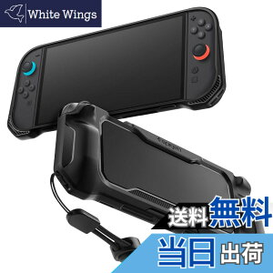 �y���������zSpigen Switch2�Ή��P�[�X �O���b�v���� �ی�J�o�[ �Ռ��z�� �X�C�b�`2�P�[�X �X�g���b�v�t�� ���M�b�h�E�A�[�}�[ ACS09075�i�}�b�g�u���b�N�j