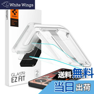 �y���������zSpigen Nothing Phone(3a), (3a) Pro �K���X�t�B���� �\��t���L�b�g�t�� 9H�����K���X 2���� �i�m�R�[�e�B���O ��U�h�~ EZ Fit AGL09428