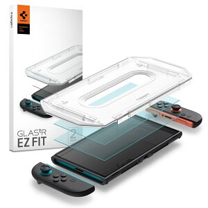 �y���������zSpigen Switch2 �K���X�t�B���� �\��t���L�b�g�t�� 9H�d�x�����K���X �X�C�b�`2 �h�b�N�Ή� 2���� �i�m�R�[�e�B���O EZ Fit AGL10156