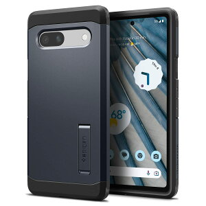 �y���������zSpigen Google Pixel 7a �P�[�X �ϏՌ� �X�^���h�t�� �ČRMIL�K�i�擾 �ϏՌ� �O�w�\�� �X�}�z�X�^���h �J�����ی� ���h�~ �Ռ� �z�� ���C�����X�[�d �^�t�E�A�[�}�[ ACS05820 (�u���b�N)