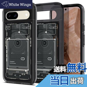 �y���������zSpigen Google Pixel 8a �P�[�X �N���A ���C�����X�[�d�Ή� �o���p�[2�d�\�� �X�g���b�v�z�[���t�� �ČRMIL�K�i�擾 �ϏՌ� ���菝�h�~ ���΂ݖ��� �E���g���E�n�C�u���b�h ACS07261 (�[