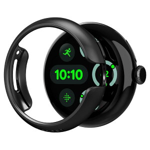 �y���������zSpigen Google Pixel Watch 41mm �P�[�X �yPixel Watch 3 / 2 / 1 41mm �Ή��z ���� �Ռ� �z�� �ȒP�Ȏ��t�� �����^ �V���v�� �X���� �y�� �ی�J�o�[ �V���E�t�B�b�g ACS07392 (�u���b�N)