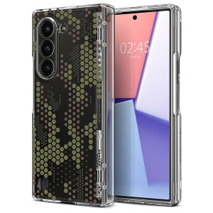 �y���������zSpigen Galaxy Z Fold 6�P�[�X �t���X�g �����^ ���y�� �ϏՌ� ���C�����X�[�d �Ή� �}�b�g�d�グ �����Y�ی� �w��h�~ �C�菝�h�~ �E���g���E�n�C�u���b�h �v�� ACS08283 (�f�W�^���E�J