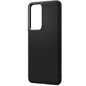 �y���������zSpigen Galaxy S21 Ultra �P�[�X [ SC-52B ] TPU �y�� �Ռ��z�� �ČRMIL�K�i�擾 �_�� �ϏՌ� ���C�����X�[�d�Ή� ���L�b�h�E�G�A�[ ACS02350 (�}�b�g�E�u���b�N)