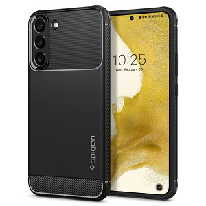 �y���������zSpigen Galaxy S22 �P�[�X [ SC-51C | SCG13 ] ����2.2mm ����~�� �����₷�� �ϏՌ� �ČRMIL�K�i�擾 ���^ �y�� ���C�����X�[�d�Ή� ���M�b�h�E�A�[�}�[ ACS03986 (�}�b�g�E�u���b�N)