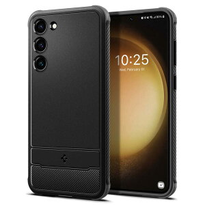 �y���������zSpigen Galaxy S23 �P�[�X �ϏՌ� [ SC-51D | SCG19 ] TPU �\�t�g�P�[�X �ČRMIL�K�i�擾 �ϏՌ� ���h�~ �J�����ی� Qi�[�d ���C�����X�[�d ���M�b�h�E�A�[�}�[ ACS05711 (�}�b�g�E�u���b�N)