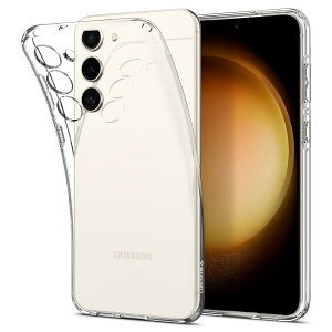 �y���������zSpigen Galaxy S23 �P�[�X �N���A [ SC-51D | SCG19 ] TPU�J�o�[ �����^ ���y�� �ČRMIL�K�i�擾 ���L�b�h�E�N���X�^�� ACS05708 (�N���X�^���E�N���A)