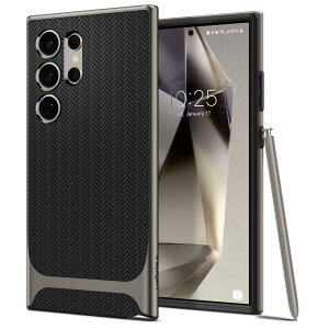 �y���������zSpigen Galaxy S24 Ultra �P�[�X �ϏՌ� SC-52E | SCG26 ��d�\�� �o���p�[ ���h�~ �Ռ��z�� �ČRMIL�K�i�擾 ���C�����X�[�d�Ή� �l�I�E�n�C�u���b�h ACS07305 (�K�����^��)