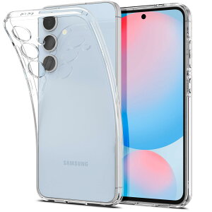 �y���������zSpigen Galaxy S24 FE �P�[�X �N���A ���ϖh�~ TPU �\�t�g �ϏՌ� �ČRMIL�K�i ���L�b�h�E�N���X�^�� ACS08616 (�N���X�^���E�N���A)
