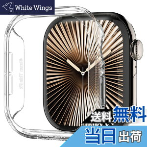 �y���������zSpigen Apple Watch 10 �P�[�X 42mm AppleWatch10 �Ή� ���� �Ռ� �z�� �ȒP�Ȏ��t�� �����^ �V���v�� �X���� �y�� �ی�J�o�[ �A�b�v���E�H�b�`�P�[�X �V���E�t�B�b�g ACS08589 (�N���X�^��