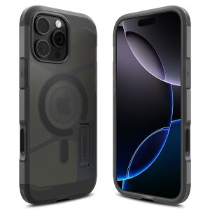 �y���������zSpigen �y�J�����R���g���[���J�o�[�t���ziPhone 16 Pro Max �P�[�X MagSafe�Ή� �}�O�l�b�g���� �X�^���h �{�^���ی� ���h�~ �}�b�g �ϏՌ� �ČRMIL�K�i �^�t�E�A�[�}�[�iAI�jT�E�}�O�t