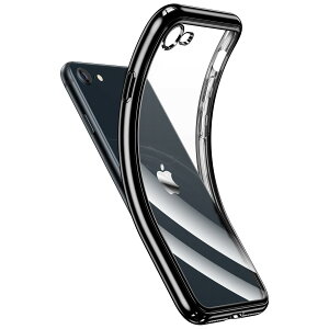 �y���������zNIMASO �P�[�X iPhone SE ��3���� �p/iPhone SE2 / iPhone8 / iPhone7 �p �y�� �P�[�X �\�t�g TPU �J�o�[ �x�[�V�b�N �V���[�Y �A�C�t�H�� SE2 8 7 �p 4.7�C���`�p �u���b�N �o���p�[ DSC24D1240