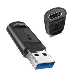 �y���������zNIMASO USB Type-C �ϊ��A�_�v�^�y2�Z�b�g USB3�����f�[�^�]���z QC3�}���[�d Type C(���X)- USB3(�I�X)�ϊ��A�_�v�^ ���^ iphone/ipad/Huawei/MacBook/Samsung�Ȃ� �X�}�z �p�\�R���@��K�p �^�C�vc