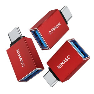 �y���������zNIMASO USB-C & USB 3 �ϊ��A�_�v�^ 3�Z�b�g (Type C - USB A 3 ���X) 5Gbps MacBook Pro/MacBook Air/iPad Pro ���̑� USB-C �[���p DAD24D1194