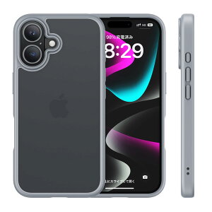 �y���������zNIMASO iPhone16Plus�p �P�[�X �J�o�[ ����~�� �}�b�g�d�グ �S�ʕی� ��Phone16Plus�Ή� �ϏՌ� �ČRMIL�K�i�擾 ���C�����X�[�d �X�g���b�v�z�[���t�� �A�C�t�H��16�v���X�Ή� �i6.7�C