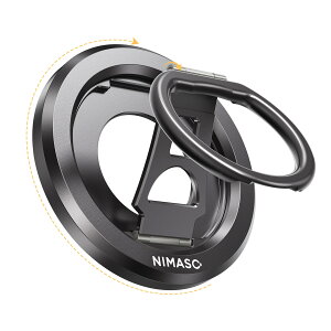 �y���������z�y2025�V���f���z NIMASO �X�}�z�����O MagSafe�Ή� �}�O�Z�[�t �����O �}�O�l�b�g�� �X�}�z�����h�~ 360�x��] �p�x�����\ ���������O�t�� iPhone16/15�V���[�Y�AAndroid�ȂǑS�@��Ή�