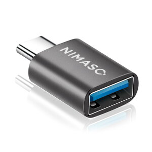 �y���������zNIMASO USB3.2(Gen2)10Gbps Type C �ϊ��A�_�v�^�[ (USB A ���X to Type -C �I�X) 10Gbps �����]�� QC3 �}���[�d Windows 10 / Mac OS/MacBook Air/iPad Pro ���̑� USB-C �[���p DAD25F1759