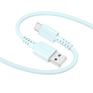 �y���������zMOTTERU (���b�e��) USB-A to USB-C �V���R���P�[�u�� USB2 �[�d �f�[�^�]�� �Ȃ₩�ł��炩�� ���܂Ȃ� �f���ɋ��� iPhone 16e 16 Android �X�}�[�g�t�H�� �Ή� ���x�Z���T�[(PTC)���� �V���R