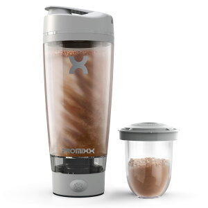�y���������zPROMiXX PRO �d���v���e�C���V�F�[�J�[�{�g�� 600ml | �[�d�� ���͂Ŋ��炩�ȃv���e�C���V�F�C�N�p | �⏕�X�g���[�W�t�� - BPA�t���[ (�N�[���O���[)