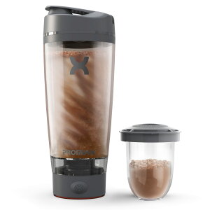 �y���������zPROMiXX PRO �d���v���e�C���V�F�[�J�[�{�g�� 600ml | �[�d�� ���͂Ŋ��炩�ȃv���e�C���V�F�C�N�p | �⏕�X�g���[�W�t�� - BPA�t���[ (�O���t�@�C�g�O���[)