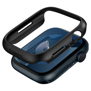 yzSpigen Apple Watch P[X 41mm y Apple Watch 9 / 8 / 7 Ή z  Ռ z ȒPȎt ^ Vv X y یJo[ AbvEHb`P[X VEtBbg ACS04184 (