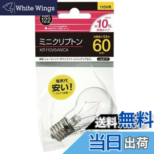 �y���������z���Ń��C�e�b�N �~�j�N���v�g���d�� 60W KR110V54WCA