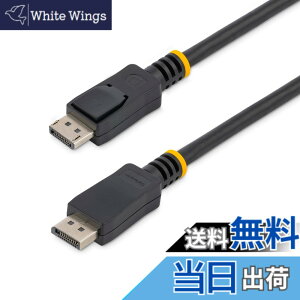 �y���������zStarTech.com DisplayPort �P�[�u��/2m/�f�B�X�v���C�|�[�g1.2 /VESA�K�i�F�胂�j�^�[�P�[�u��/4K60Hz/���b�`�t��DP�R�l�N�^ �I�X - �I�X DISPL2M