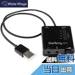 �y���������zStarTech.com USB - DAC�w�b�h�z���A���v S/PDIF�Ή� 96kHz/24bit 2x 3.5mm�~�j�W���b�N 1x 3.5mm�g�X�����N�ی^�R�l�N�^ ICUSBAUDIO2D