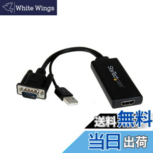 �y���������zStarTech.com VGA-HDMI�A�b�v�X�P�[���R���o�[�^�[ USB�o�X�p���[�Ή� VGA2HDU