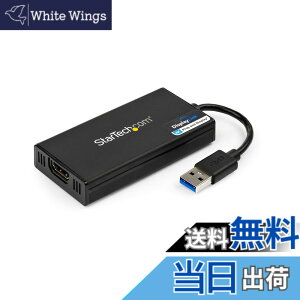 �y���������zStarTech.com USB 3.0�Ή�HDMI�f�B�X�v���C�A�_�v�^/4K30Hz�Ή�/USB Type-A�ڑ�/DisplayLink�F��/Mac & Windows �Ή� USB32HD4K