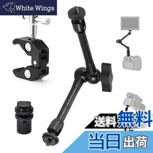 �y���������zTARION �}�W�b�N �A�[�� �N�����v: 1/4 ����� 3/8 �C���`�l�W�t���X�^�W�I �N�����v + 11 �C���` �r�f�I/DSLR �֐ߎ��A�[���A���j�^�[�A�r�f�I ���C�g�A�}�C�N�ȂǗp�֐ߎ��A�[��
