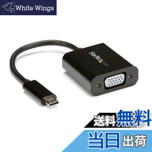�y���������zStarTech.com USB-C - VGA �f�B�X�v���C�ϊ��A�_�v�^�[�^1920x1200�i1080p�j�^DP Alt���[�h�^Thunderbolt 3�Ή��^USB Type-C�p�\�R������VGA���j�^�[ �v���W�F�N�^�[�ւ̕ϊ��R�l�N�^�[ CDP2VGA