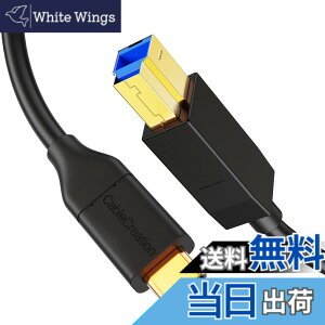 �y���������zUSB C to USB,CableCreation USB 3.1 GEN2 Type C (USB-C) to USB 3.0 B �I�X �P�[�u�� C B�ϊ��P�[�u�� USB C USB B �ϊ��P�[�u�� USB 3.1 Gen 1 Type C USB 3.0 Type B �ϊ��P�[�u�� �v�����^�Ή� �u���b�N/1.2m