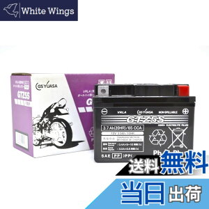 �y���������zGS YUASA (�W�[�G�X���A�T) �V�[���h�^ �o�C�N�p�o�b�e���[ [ �t���[�d�� ]GTZ5S �u���b�N