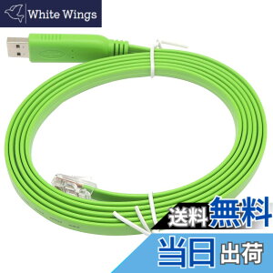 �y���������zKAUMO CONSOLE(RJ45) USB�ϊ� �R���\�[���P�[�u�� (�O���[�� 2.0m FTDI�`�b�v)