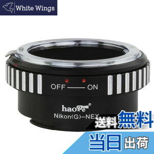 �y���������zHaoge �����Y�}�E���g�A�_�v�^�[ Nikon G/F/AI/AIS/D�}�E���g�����Y����ɓK�pSony E�}�E���gNEX�J������ a3000 a3500 a5000 a5100 a6000 a6400 a6500 A7 A7R A7S A7II A7RII A7SII A7III A7RIII A9 VG2�B 0 VG30 FS700 F