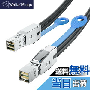 �y���������z10Gtek 12Gbps Mini SAS HD SFF-8644 to SFF-8644 �P�[�u�� NVMe�G���N���[�W���[/�X�g���[�W�A���C SAN & JBOD �Ή� 100�I�[�� 2m