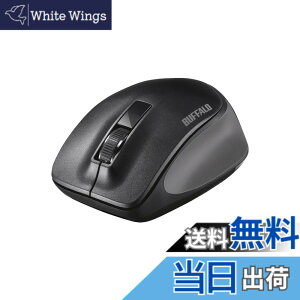 �y���������z�o�b�t�@���[ BUFFALO ���� BlueLED 3�{�^�� �v���~�A���t�B�b�g�}�E�X �u���b�N BSMBW305MBK