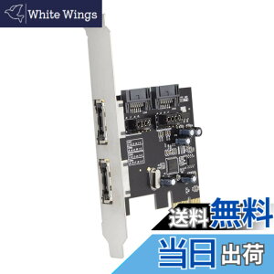 �y���������zJSER PCI-E - 4�|�[�g SATA 3.0 ESATA PCIE SATA3 6Gbps �g���J�[�h PCI-E�A�_�v�^�[