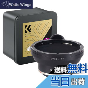 �y���������zK&F CONCEPT �����Y�}�E���g�A�_�v�^�[ PENTAX�Ή�67-EOS PENTAX�Ή� 67�����Y- Canon�Ή� EOS�J���������p�A�_�v�^�[�u���[�J�[���c�X�v