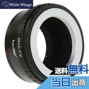 �y���������zHaoge �����Y�}�E���g�A�_�v�^�[ 42mm M42 �X�N�����[�}�E���g�����Y - X FX�}�E���g�J�����p X-A3 X-A5 X-A10 X-A20 X-E1 X-E2 X-E2s X-E3 X-H1 X-M1 X-Pro2 X-Pro2 X-T1 X-T2 X-T3 X-T10 X-T20 X-T30 X-T100�B