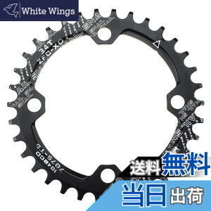 �y���������z�`�F�[�������O 34T 104BCD Mutte MTB �i���[���C�h �`�F�[�������O �V���O�� (�u���b�N, �A���~�j�E������)
