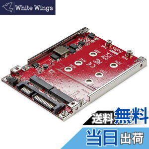 �y���������zStarTech.com 2�X���b�gM.2 - SATA�A�_�v�^ 2.5�C���`�h���C�u�x�C�Ή� RAID 2x M.2 NGFF SSD�A�_�v�^ SATA 3.0(6Gbps) S322M225R