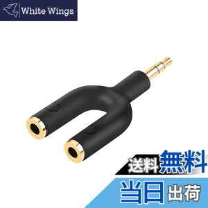 �y���������z3.5mm�w�b�h�t�H���A�_�v�^, CableCreation 3.5mm M(�I�X) to 2�|�[�g3.5mm F(���X) Y���z�A�_�v�^�| 3.5mm�X�e���I�W���b�N�I�[�f�B�I�A�_�v�^ �w�b�h�Z�b�g/Earphone/iPhone/iPad/iPod/Samsung/LG/�^�u