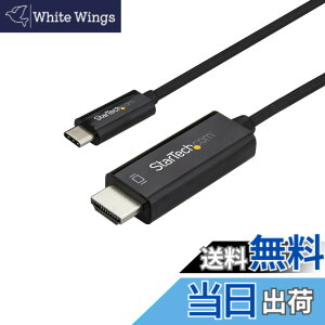 �y���������zStarTech.com USB-C - HDMI�P�[�u�� 2m 4K/60Hz �u���b�N CDP2HD2MBNL