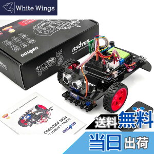 �y���������zOSOYOO2�� �쓮 �X�}�[�g ���{�b�g�J�[ �X�^�[�^�[�L�b�g Arduino�݊��� UNO R3 �v���W�F�N�g 2WD Smart Robot Car Kit �I�[�v���\�[�X ���烍�{�b�g �m�� ���{�������(9V�d�r�t��)